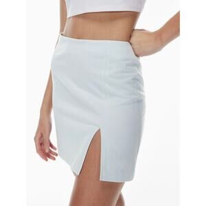 NWT Sunday Best Aritzia Tatiana Grey Sky Skirt Size 14 Women's